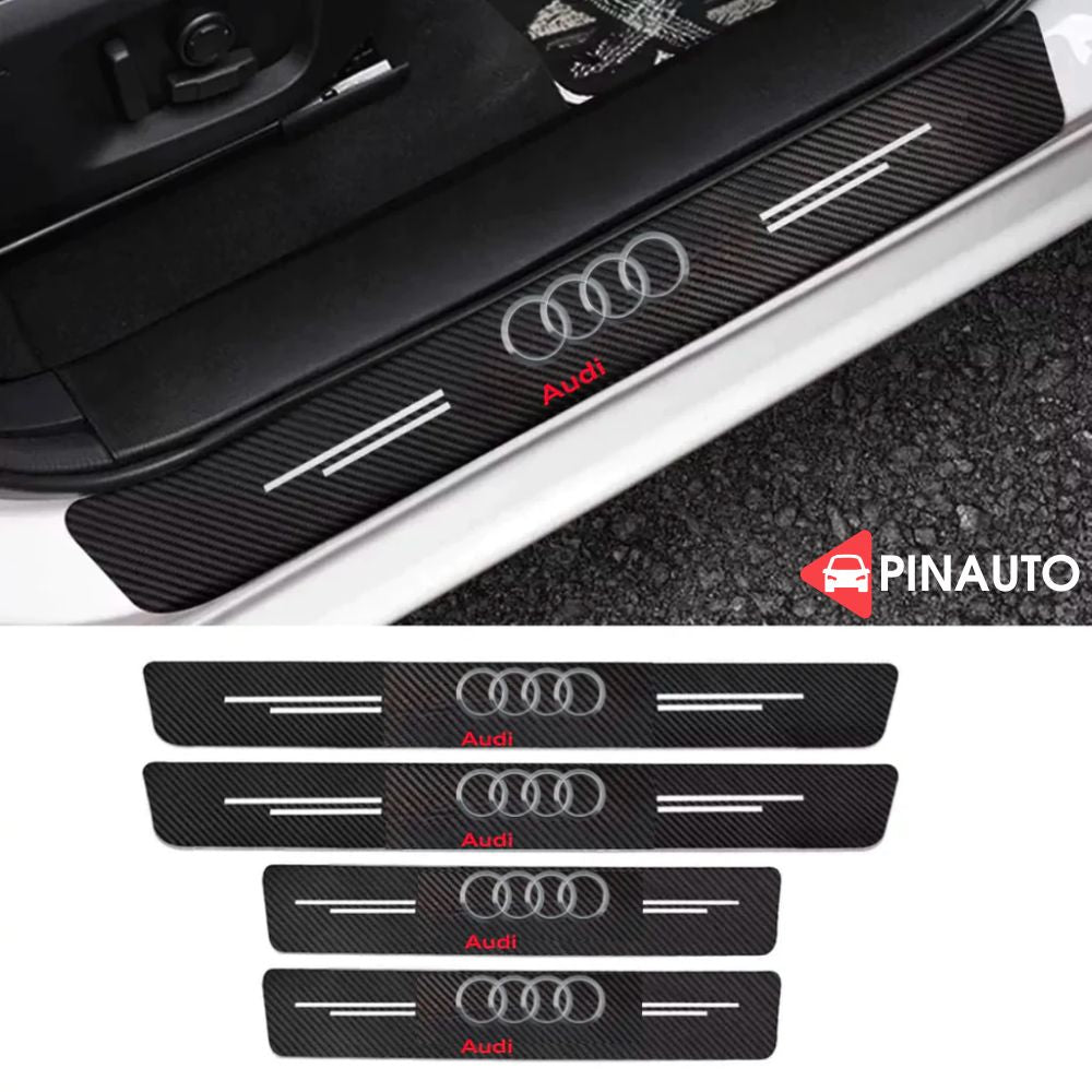 Cosantóirí leac dorais le lógó