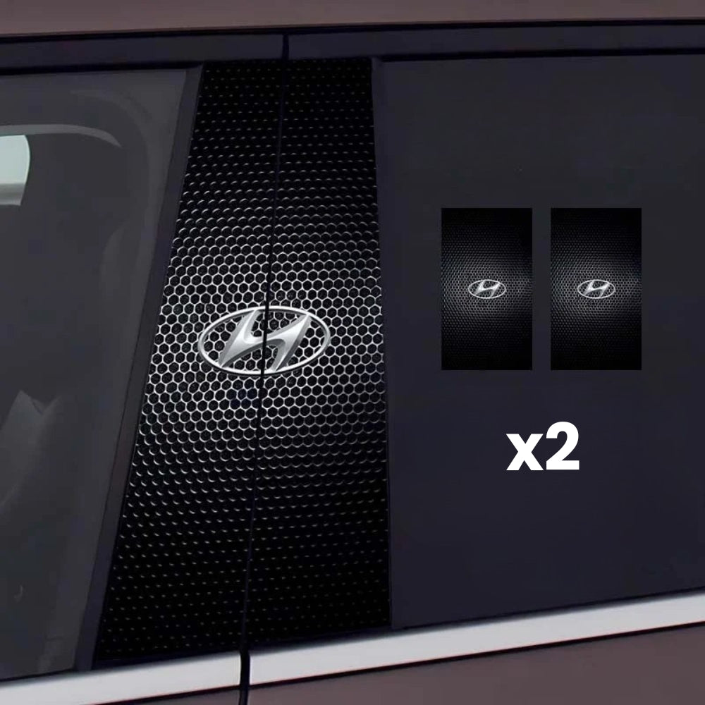 2x autocolante pentru ferestre auto cu logo