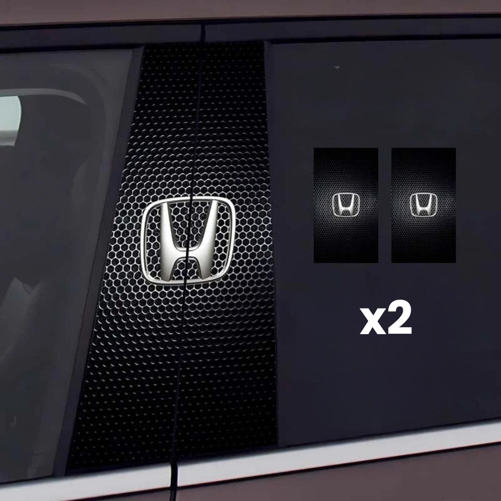 2x autocolante pentru ferestre auto cu logo