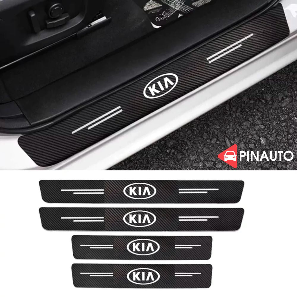 Cosantóirí leac dorais le lógó