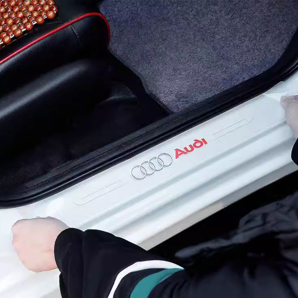 Cosantóirí leac dorais le lógó