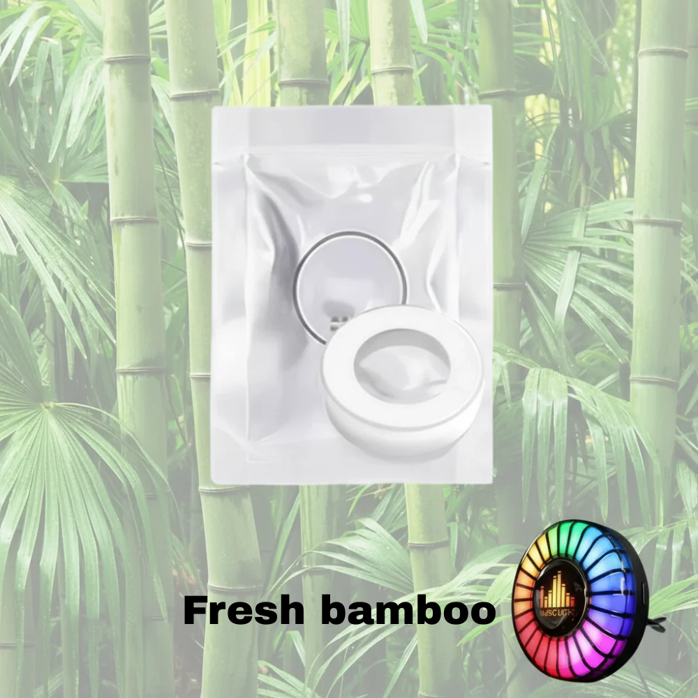 Muzikaal ritme LED-autolampje met logo (met aromaverstuiver)